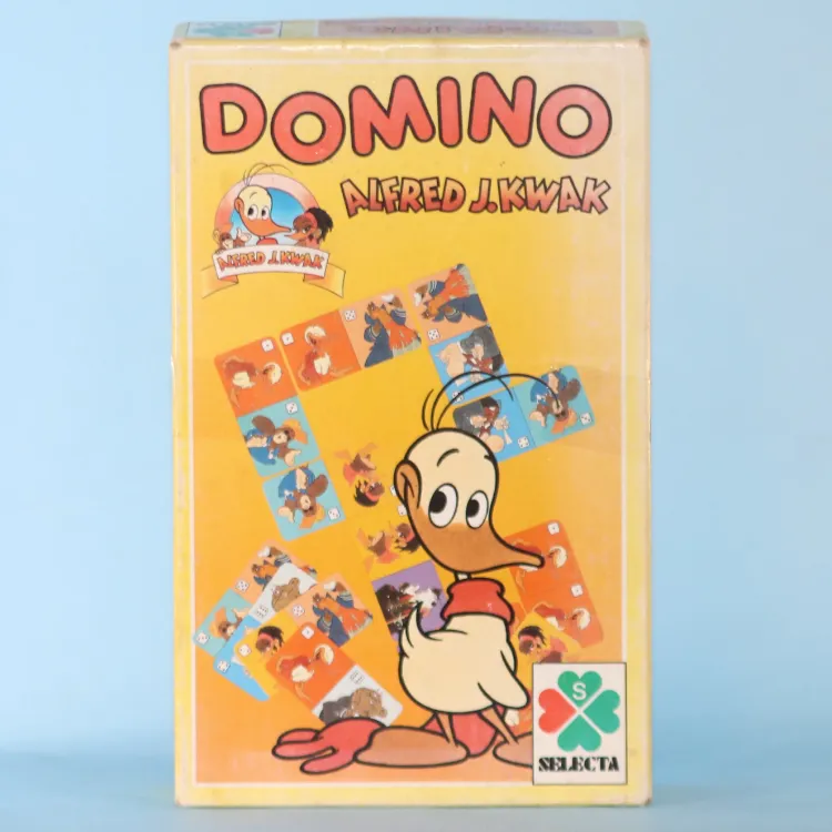 Vintage Dominospel Alfred J. Kwak