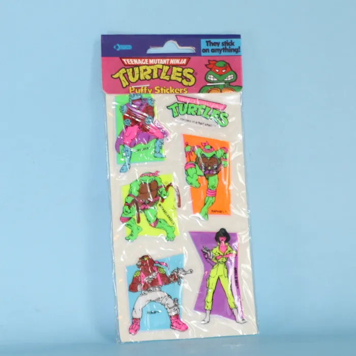 Vintage Stickers Ninja Turtles