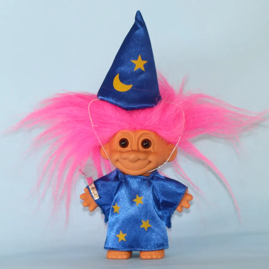 Zeldzame vondst: vintage 1990 Russ Magical / Wizard Troll