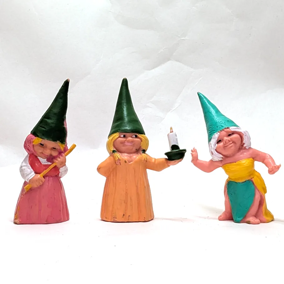 Vintage David de Kabouter - Set 4