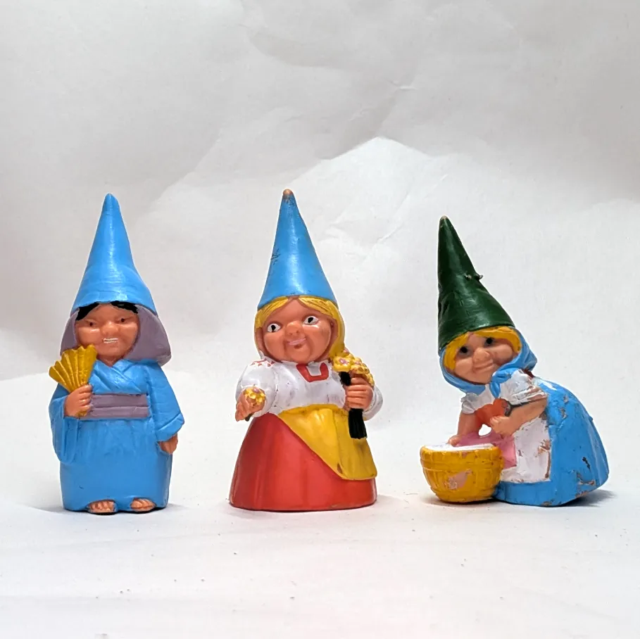 Vintage David de Kabouter - Set 5