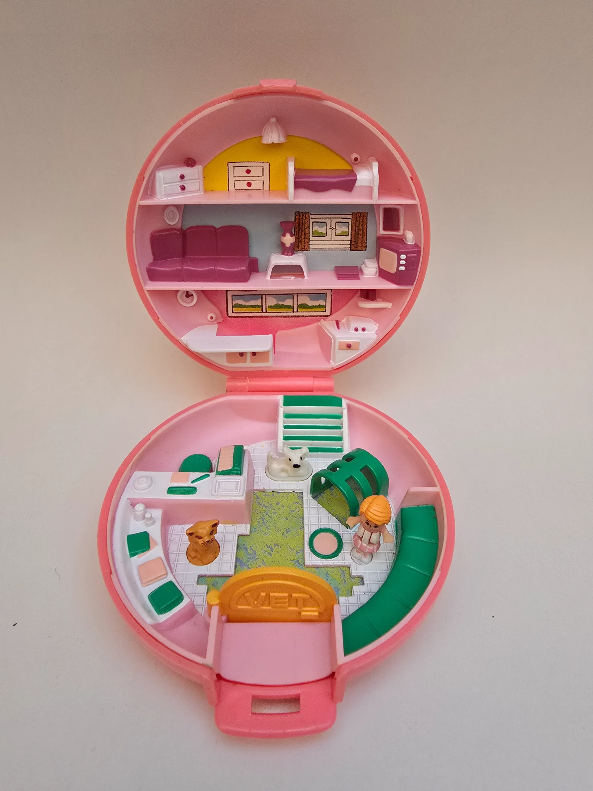 Vintage Polly Pocket Button's Animal Hospital - Afbeelding 2