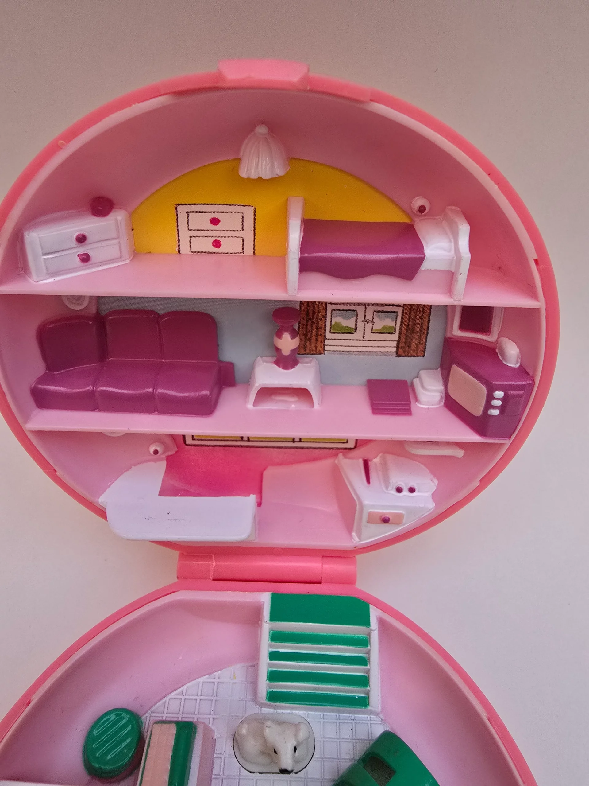 Vintage Polly Pocket Button's Animal Hospital - Afbeelding 3
